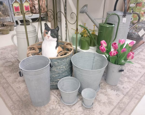 Zpoistunut Poistuva tuote! Ruukku sinkkinen halkaisija 9 cm, Esschert Design - Image 2