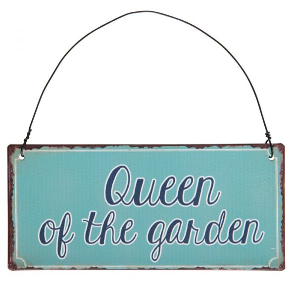 Zpoistunut "Queen of the garden" metallikyltti, Ib Laursen