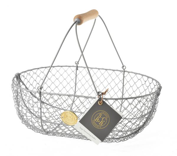 Sadonkorjuukori iso harmaa - Sophie Conran, Burgon & Ball