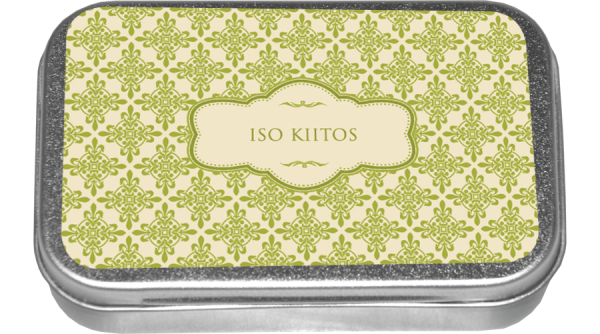 Zpoistunut Iso kiitos - karamellit peltirasiassa, Sk?na Ting