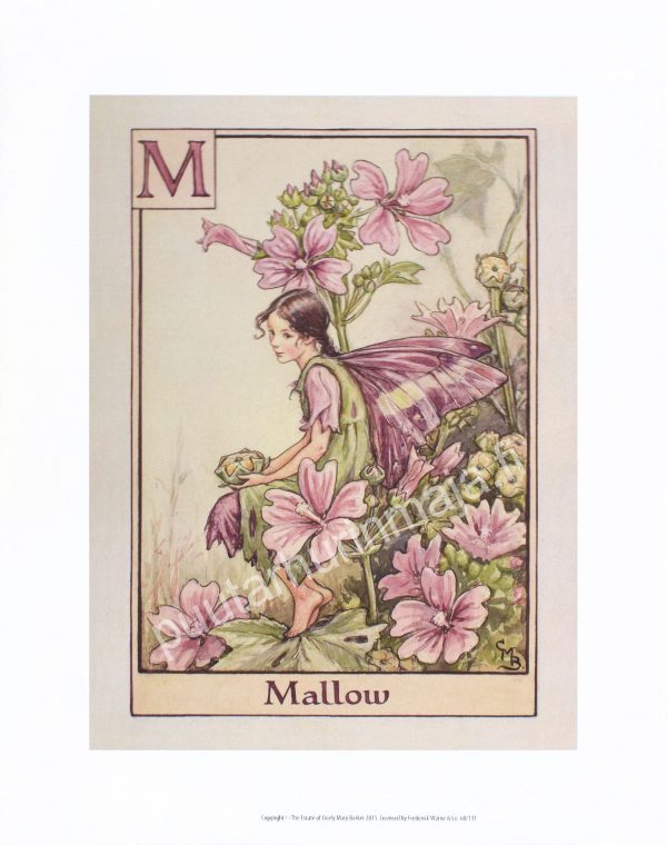 Zpoistunut Flower Fairies juliste - Mallow Fairy