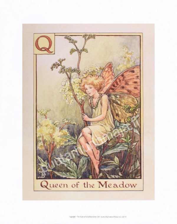 Zpoistunut Poistuva tuote! Flower Fairies juliste - Queen of the Meadow Fairy