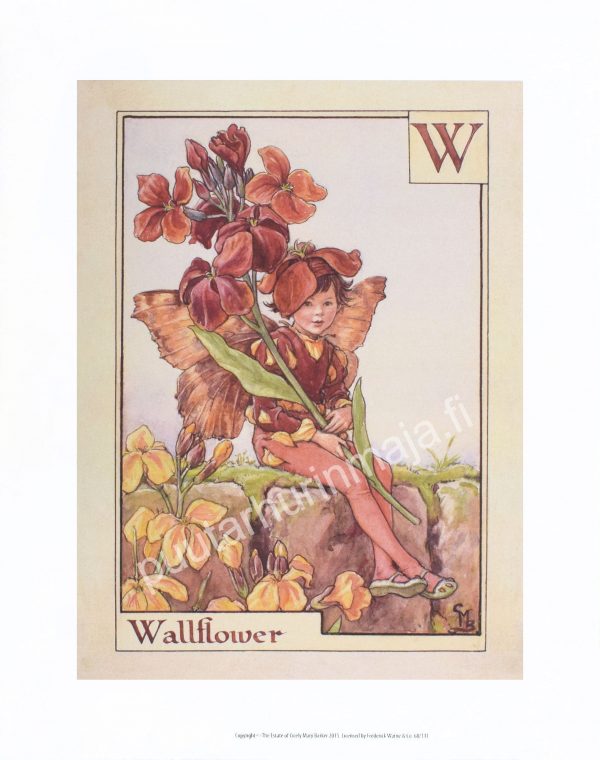 Zpoistunut Poistuva tuote! Flower Fairies juliste - Wallflower Fairy