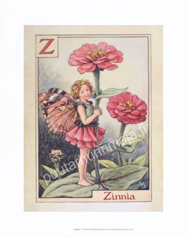 Zpoistunut Poistuva tuote! Flower Fairies juliste - Zinnia Fairy