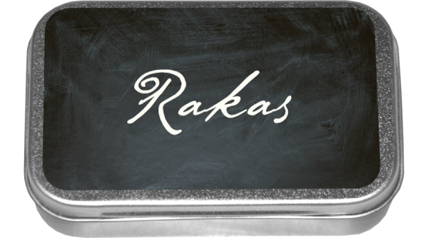 Zpoistunut Rakas - lakritsikaramellit peltirasiassa, Sk?na Ting