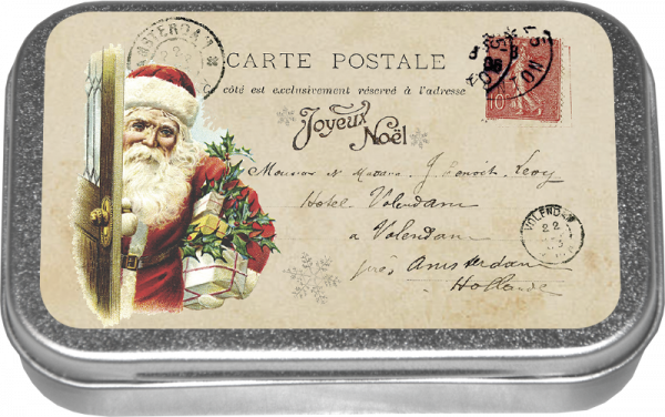 Zpoistunut Polkapastillit peltirasiassa Carte Postale (useita erilaisia), Sk?na Ting - Image 9