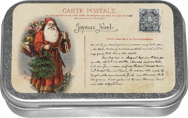 Zpoistunut Polkapastillit peltirasiassa Carte Postale (useita erilaisia), Sk?na Ting - Image 6