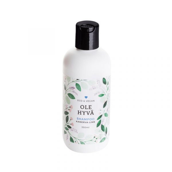Zpoistunut Poistuva tuote! Shampoo Kanerva-Lime rasittuneelle ja kuivalle hiuspohjalle 350 ml, Ole Hyv? Luonnontuote