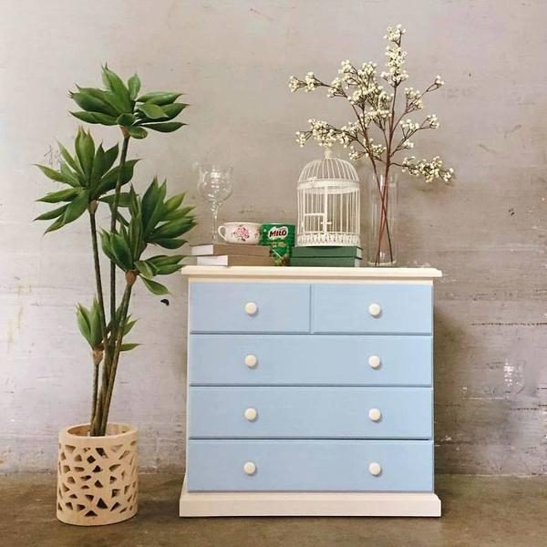 Zpoistunut Poistuva tuote! Original Range kalkkimaali Heavenly Blue 750 ml, Frenchic - Image 4