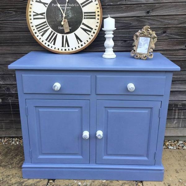 Zpoistunut Uusi koko! Lazy Range kalkkimaali Moody Blue 250 ml, Frenchic - Image 4