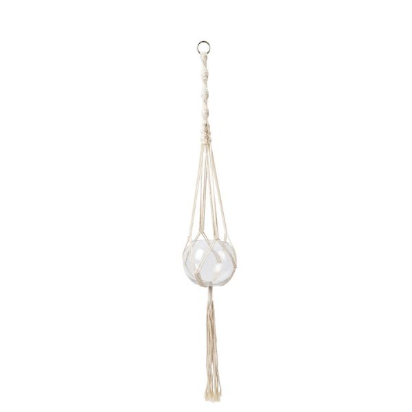 Zpoistunut Macrame amppeli Monterey, Burgon & Ball