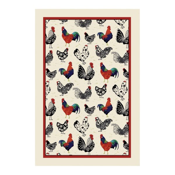 Zpoistunut Keitti?pyyhe Kukko - Rooster, Ulster Weavers