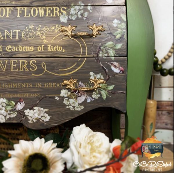 Zpoistunut Poistuva tuote! Siirtokuva Flower Collector (Puutarha-aiheiset tekstit) 59 x 86 cm, Re?Design with Prima - Image 4