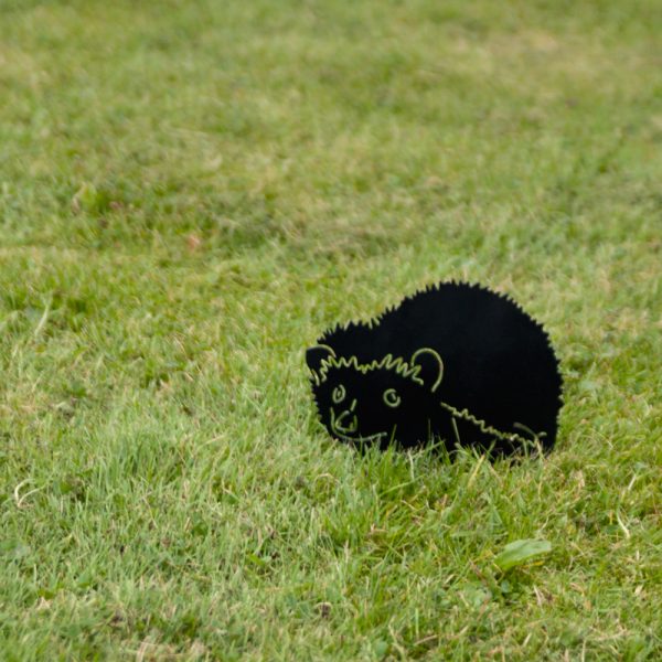 Siili siluetti puutarhakoriste, Wildlife Garden - Image 2
