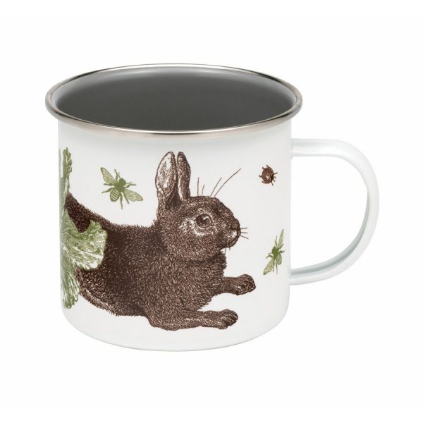 Zpoistunut Poistuva tuote! Emalimuki Rabbit & Cabbage, Thornback & Peel