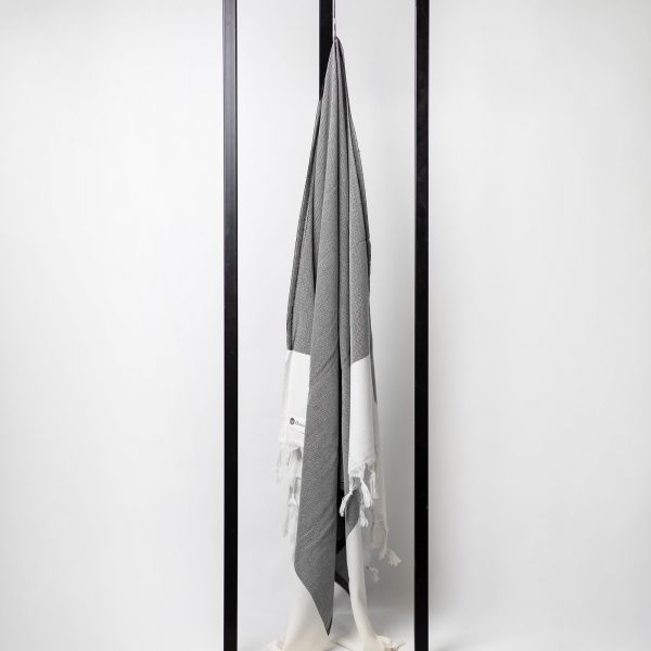 Zpoistunut Hamam pyyhe Swan musta 95 x 150 cm, Ihana Hamam - Image 2