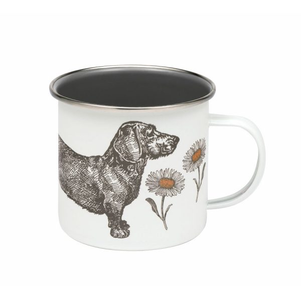 Zpoistunut Poistuva tuote! Emalimuki Dog & Daisy, Thornback & Peel