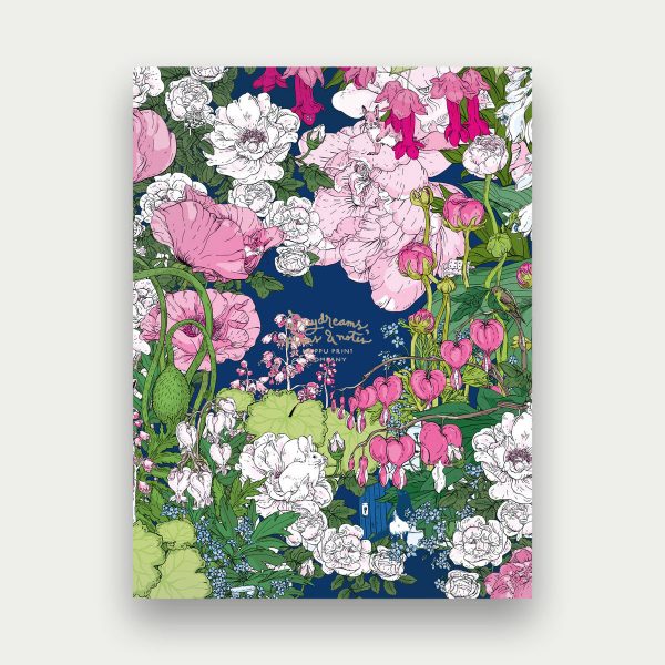 Zpoistunut Poistuva tuote! Kes?puutarha iso vihko A5, Nuppu Print