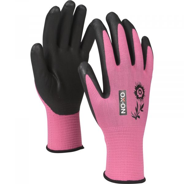 Puutarhahanskat Comfort pinkki, koko M (8) - Image 7