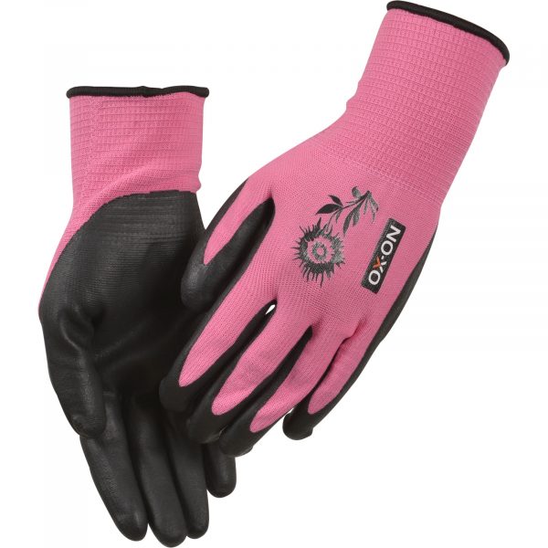 Puutarhahanskat Comfort pinkki, koko M (8)