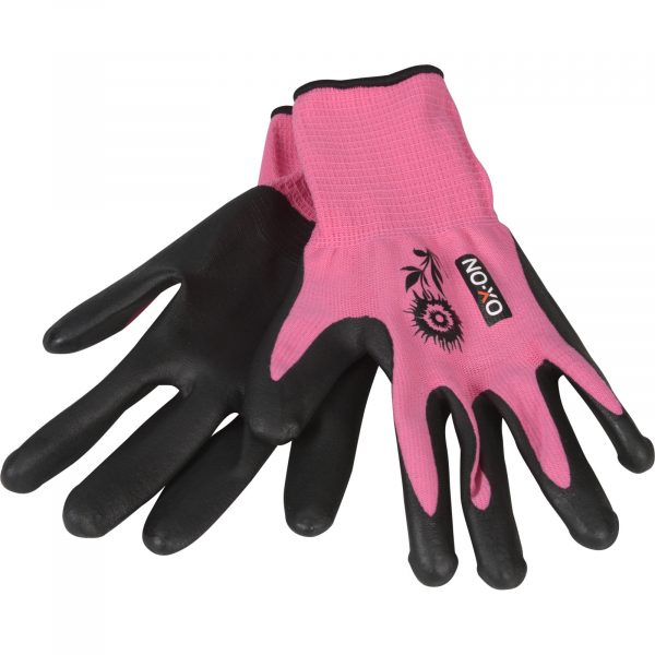 Puutarhahanskat Comfort pinkki, koko M (8) - Image 5
