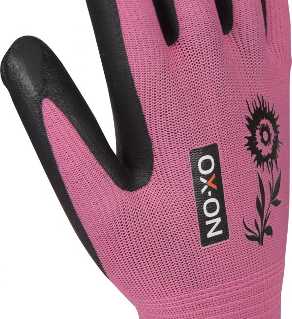 Puutarhahanskat Comfort pinkki, koko M (8) - Image 4