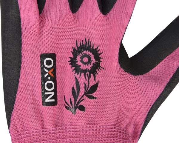 Puutarhahanskat Comfort pinkki, koko M (8) - Image 3