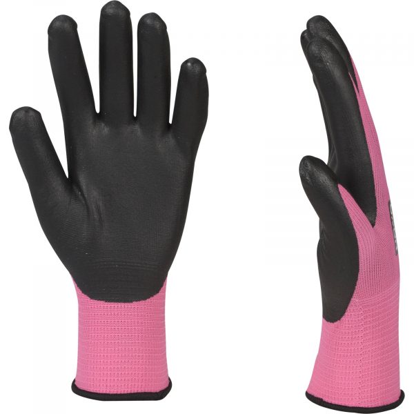 Puutarhahanskat Comfort pinkki, koko M (8) - Image 2