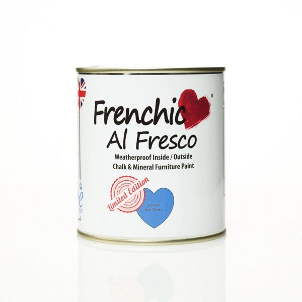 Zpoistunut Poistuva tuote! Al Fresco Lemmikin sininen kalkkimaali Forget Me Never 500 ml (Limited Edition), Frenchic