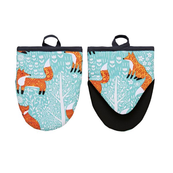 Zpoistunut Poistuva tuote! Lyhytvartiset Mikrouunikintaat Kettu - Foraging Fox, Ulster Weavers