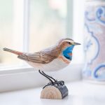 DecoBird koristelintu Sinirinta - Bluethroath, Wildlife Garden on lisätty toivelistallesi