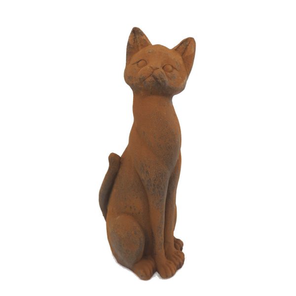 Puutarhapatsas Kissa ruosteinen, korkeus 60 cm - Image 2