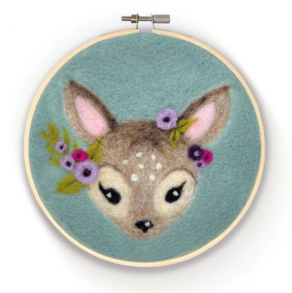 askartelupaketti bambi neulahuovutus