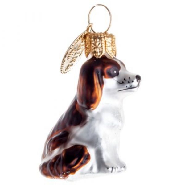 Käsityönä tehty pieni joulupallo Koira 4 cm, Brink Nordic - Image 2