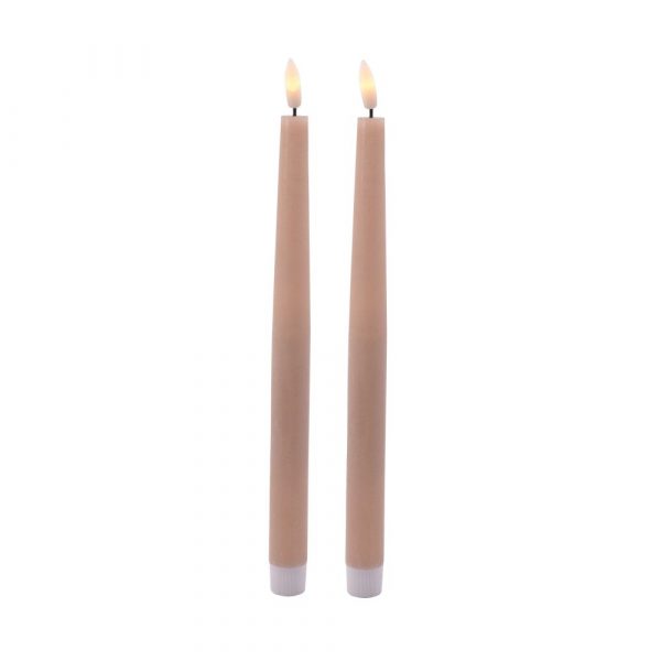 Kruunukynttilä led beige