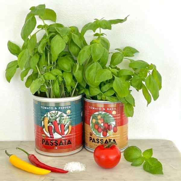 Värikkäät peltipurkit Passata Tomaattikastike 2 kpl setti - Image 5