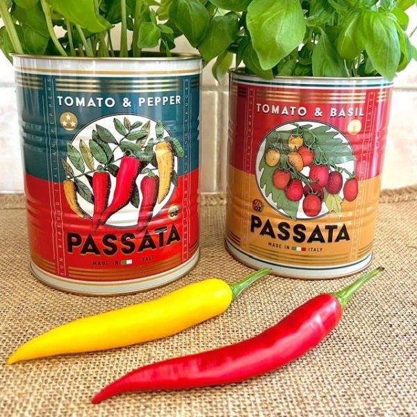 Värikkäät peltipurkit Passata Tomaattikastike 2 kpl setti - Image 6
