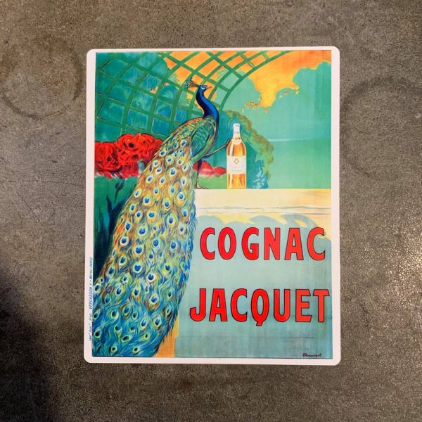 Peltikyltti Riikinkukko Cognac Jacquet 20x25 cm