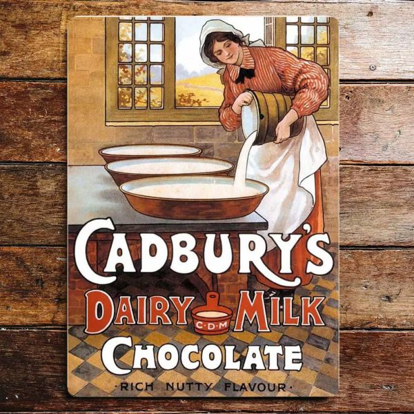 Peltikyltti Cadbury's Dairy Milk Chocolate 20x25 cm