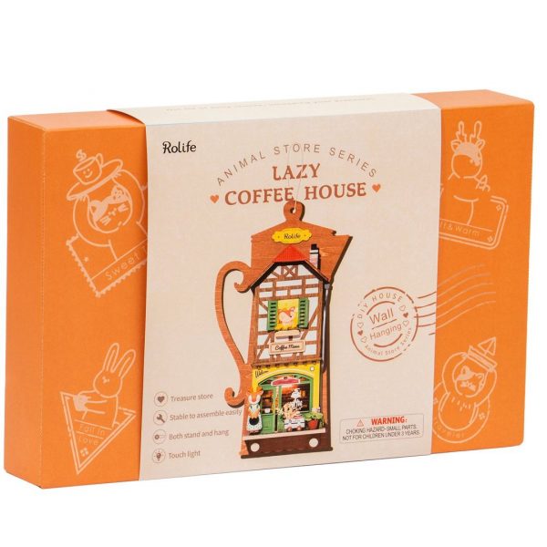 DIY Miniatyyritalo seinälle Kahvila - Lazy Coffee House - Image 6