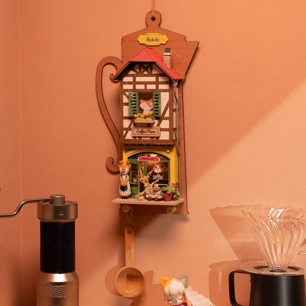 DIY Miniatyyritalo seinälle Kahvila - Lazy Coffee House - Image 3