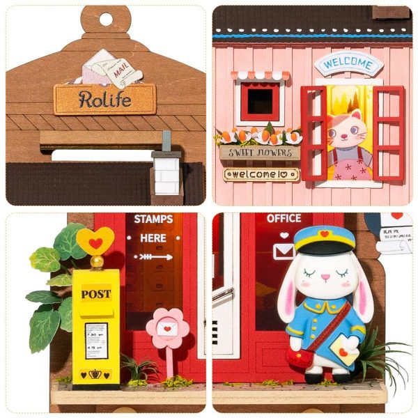 DIY Miniatyyritalo seinälle Postitoimisto - Love Post Office - Image 5