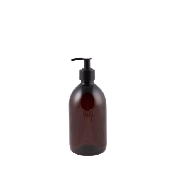 ruskea pumppupullo 500ml