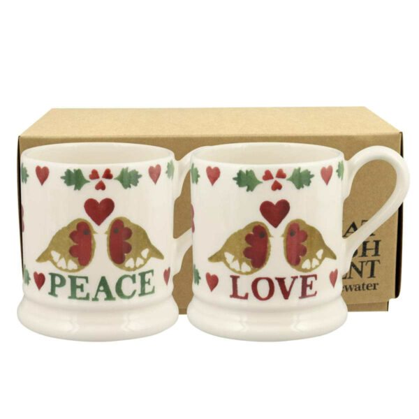 Mukit Linnut - Christams Joy 2 kpl setti, Emma Bridgewater