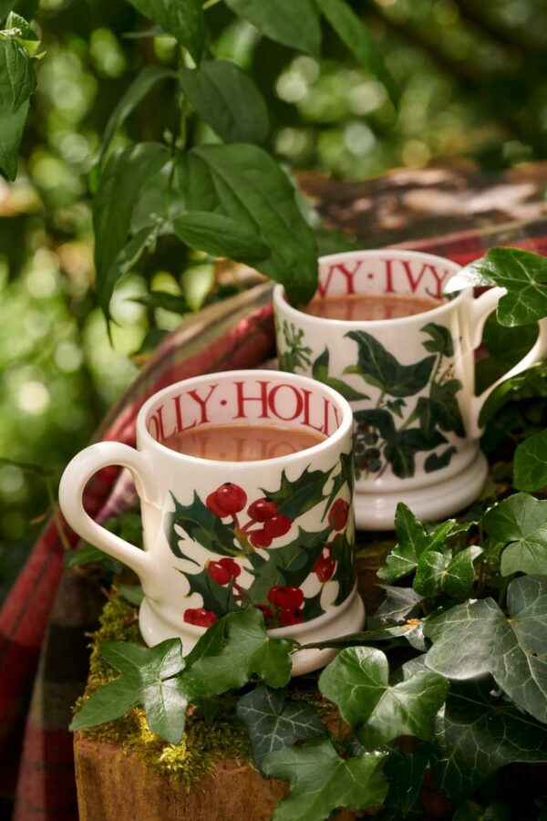 Mukit Holly & Ivy 2 kpl setti, Emma Bridgewater - Image 2