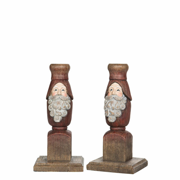 Joulupukki kynttilänjalka 20 cm - Image 4