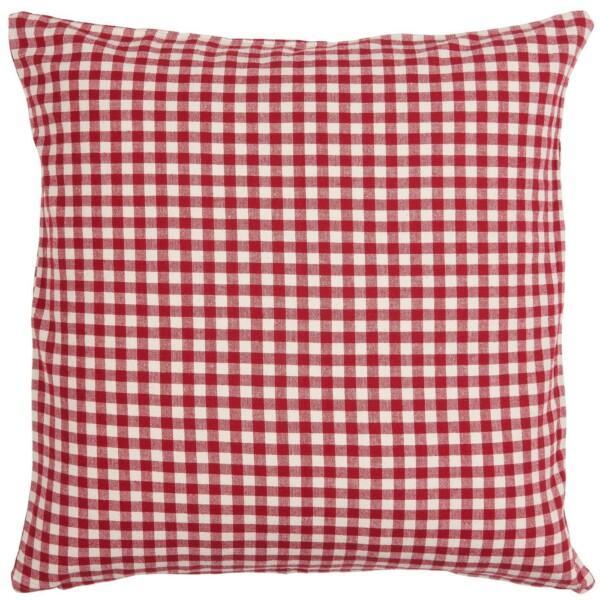 Tyynynpäällinen Asta punaruudullinen 50 x 50 cm, Ib Laursen