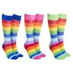 Sateenkaarisukat koko: 36-40 - 1 pari, Sock Society on lisätty toivelistallesi