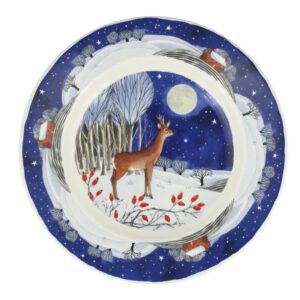 Lautanen Midnight Deer 22 cm, Emma Bridgewater