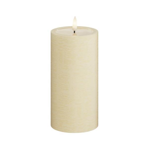 Rustiikki Led-kynttilä Creme kork. 15 cm (halk. 7,5 cm), Unique by Deluxe Homeart